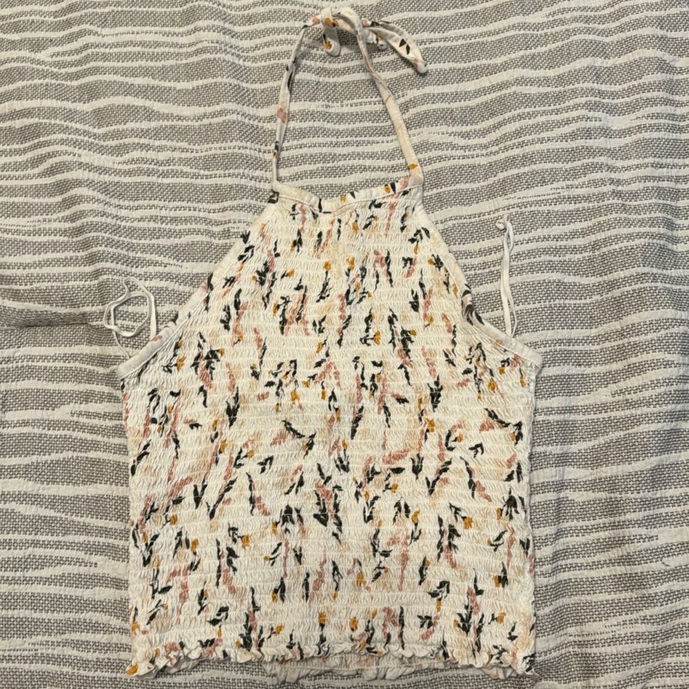 Garage cute white top with flowers